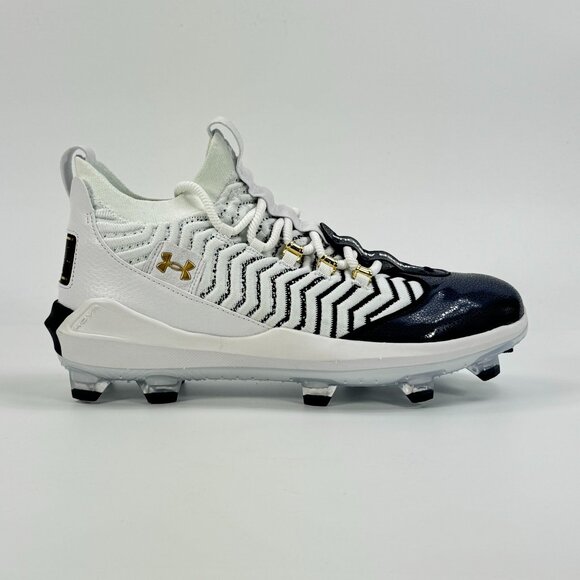 Under Armour Harper 9 Pro TPU \'White Metallic Gold\' 3027444-102 Baseball Multi S main image 7